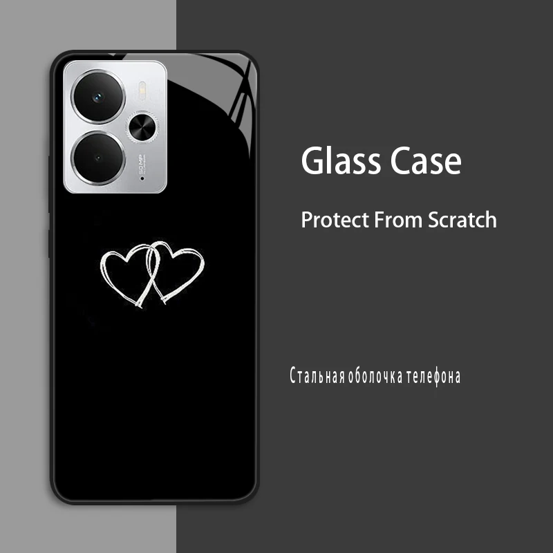 Fundas de vidrio templado para Realme 14 5G, funda trasera dura para teléfono de PC para Realme 14 5G, carcasas de protección Global Realme14 5G 2025 - imagen 5