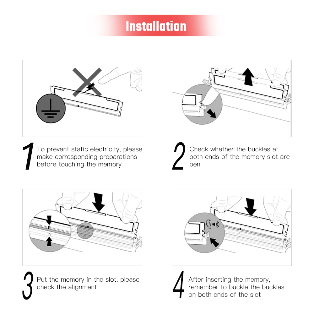 MACHINIST DDR4 Ram 8GB 16GB 2133MHz 2666MHz 3200MHz Memoria DRAM DIMM 288pin Ram 8GB 16GB Memoria de escritorio - imagen 2