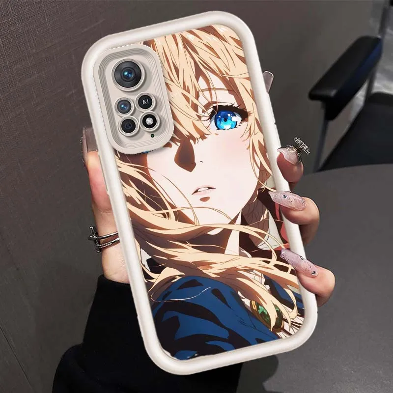 Violet Evergarden para Redmi Note 11 10 9 8 7 11S 11E 10T 10S 9S 11T Pro Plus 5G Eye Ladder funda de teléfono - imagen 2