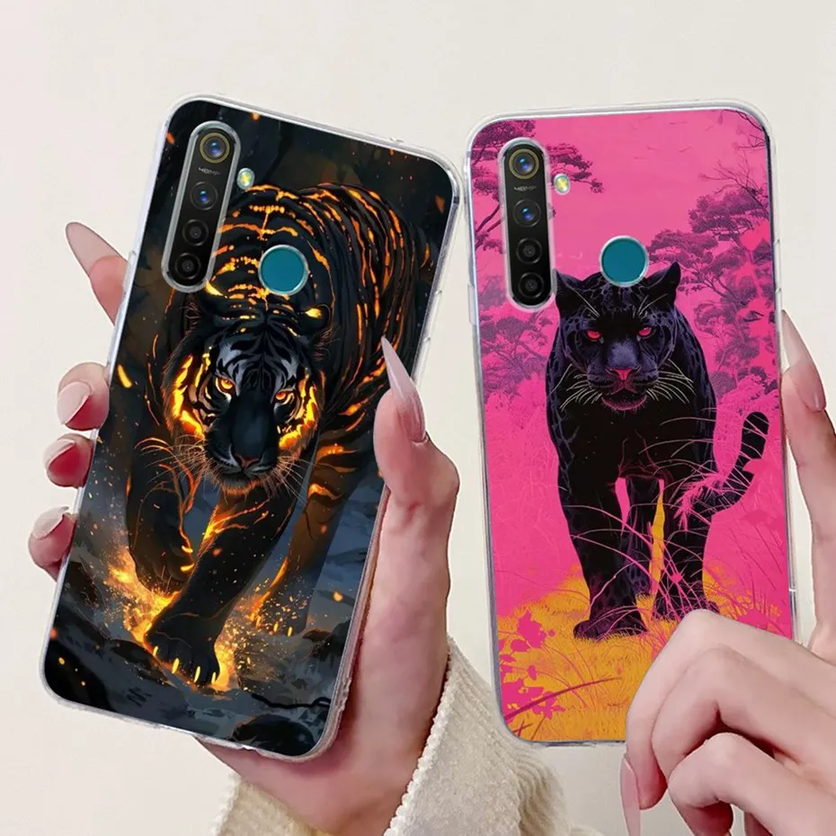 Nuevo diseño de funda de teléfono para Realme 5 Pro 5i 5s 5, funda trasera delgada de TPU transparente para Realme5 5i 5s 5Pro, fundas de silicona suave - imagen 5