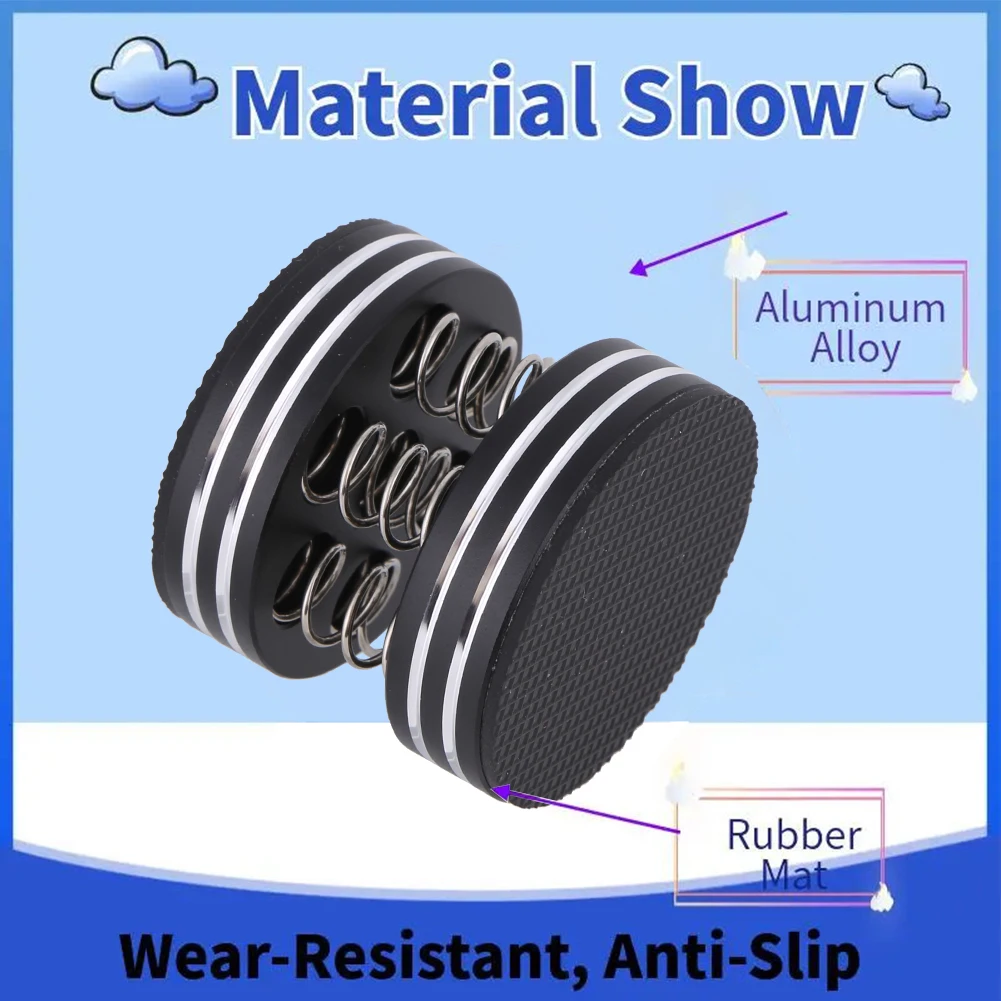 4 Uds. Picos de choque de aleación de aluminio almohadilla de amortiguación de resorte soporte de altavoz HIFI pies punta para amplificador/altavoz/tocadiscos/reproductor HiFi
