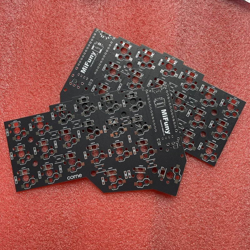 Corne V3 teclado dividido placa Pcb RGB MX/Choc Corne V3 teclado Pc accesorios personalizados para teclado partido Kit a través - imagen 5