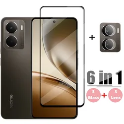Vidrio Templado Realme P3 Cobertura Total Antigolpes Pantalla y Lente