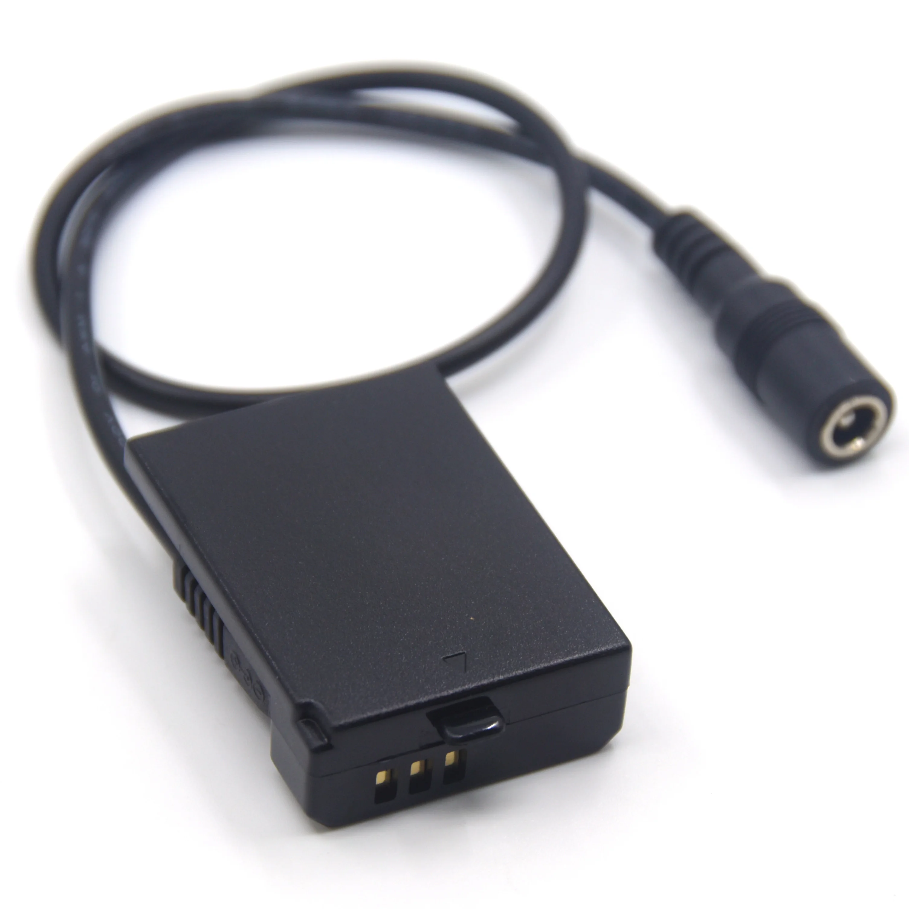 Acoplador de CC de DR-E10 de batería simulada LPE10 con Cable conector apto para cámara Canon EOS 1200D 1300D 1500D 2000D X80 X90 T5 T6 T7