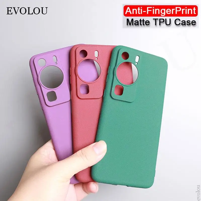 Funda trasera suave para Huawei P60 art, protector de lente de cámara de arte, Silm Matte Standstone, P60 Pro, P50 Pro, P60