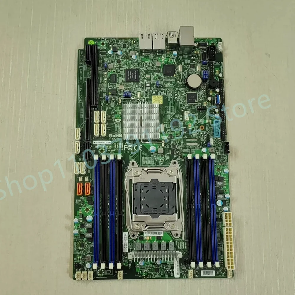 Placa base LGA2011 pin V3 V4 tarjeta de red Gigabit dual DDR4 C612 X10SRW-F-CS045 - imagen 4