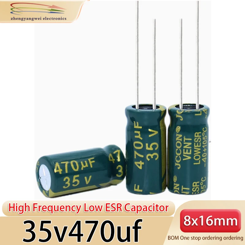 8x16 20 piezas condensador electrolítico de alta frecuencia y baja resistencia 16v1000uf 25v680uf 35v470uf 50v220uf - imagen 3