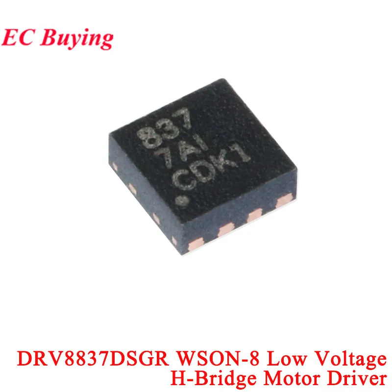 100 uds/1 pieza A4950ELJTR-T A4950T L9110S DRV8837 DRV8837CDSGR DRV8837DSGR DRV8833 DRV8870 H-puente completo DMOS PWM Chip controlador de Motor - imagen 5