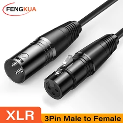 Cable XLR 3 Pines Macho-Hembra – Extensión Micrófono Equilibrada
