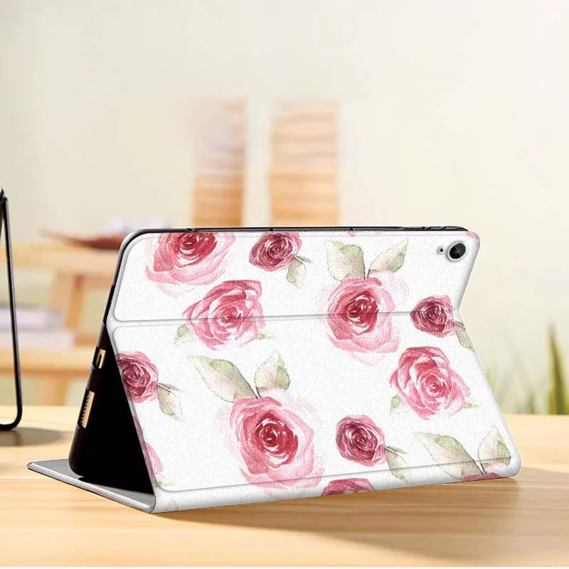 Arte flores puras rosa cereza para Samsung Galaxy Tab A A7 A8 A9 A11 S6 S11 10,1 10,4 10,5 pulgadas Lite Plus funda para tableta - imagen 4