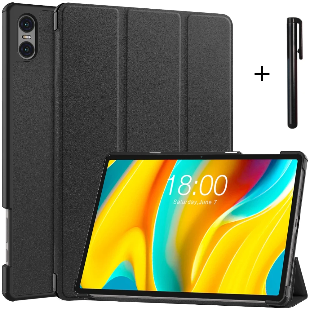 Funda magnética para tableta Teclast T50 (11 "), Funda trasera dura triple de cuero PU Teclast T50 Pro, Funda de 11 pulgadas