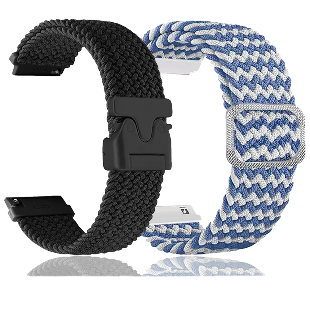 Correa de nailon de 20/22mm para Amazfit BALANCE/GTR 4 2 2e 3 Pro, banda trenzada de 47mm, pulsera deportiva Amazfit GTS 4/3/2e/2 Mini Bip3/U Pro
