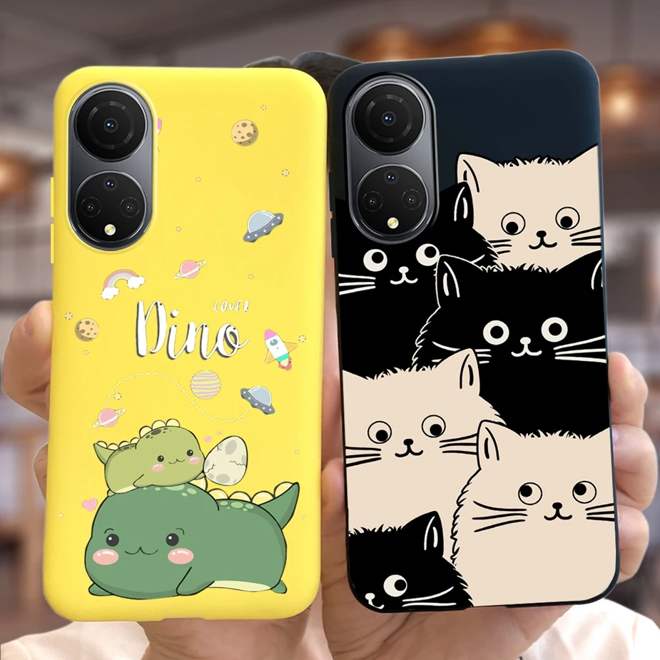 Funda de silicona suave con dibujos de dinosaurios para Honor, carcasa bonita para teléfono, X7, X7a, X7b - imagen 5