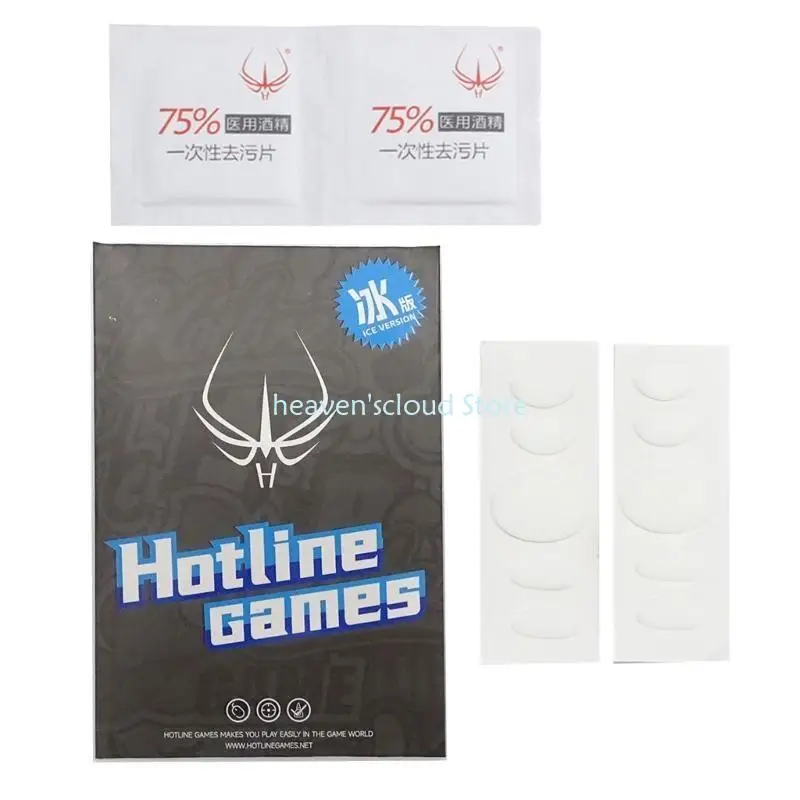 Y88B Versión Versión Palabas mouse Patones los pies del mouse Glides redondos Bordes curvos para Zowie - imagen 2