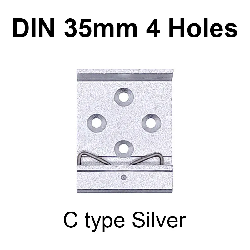 4 holes silver