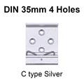 4 holes silver