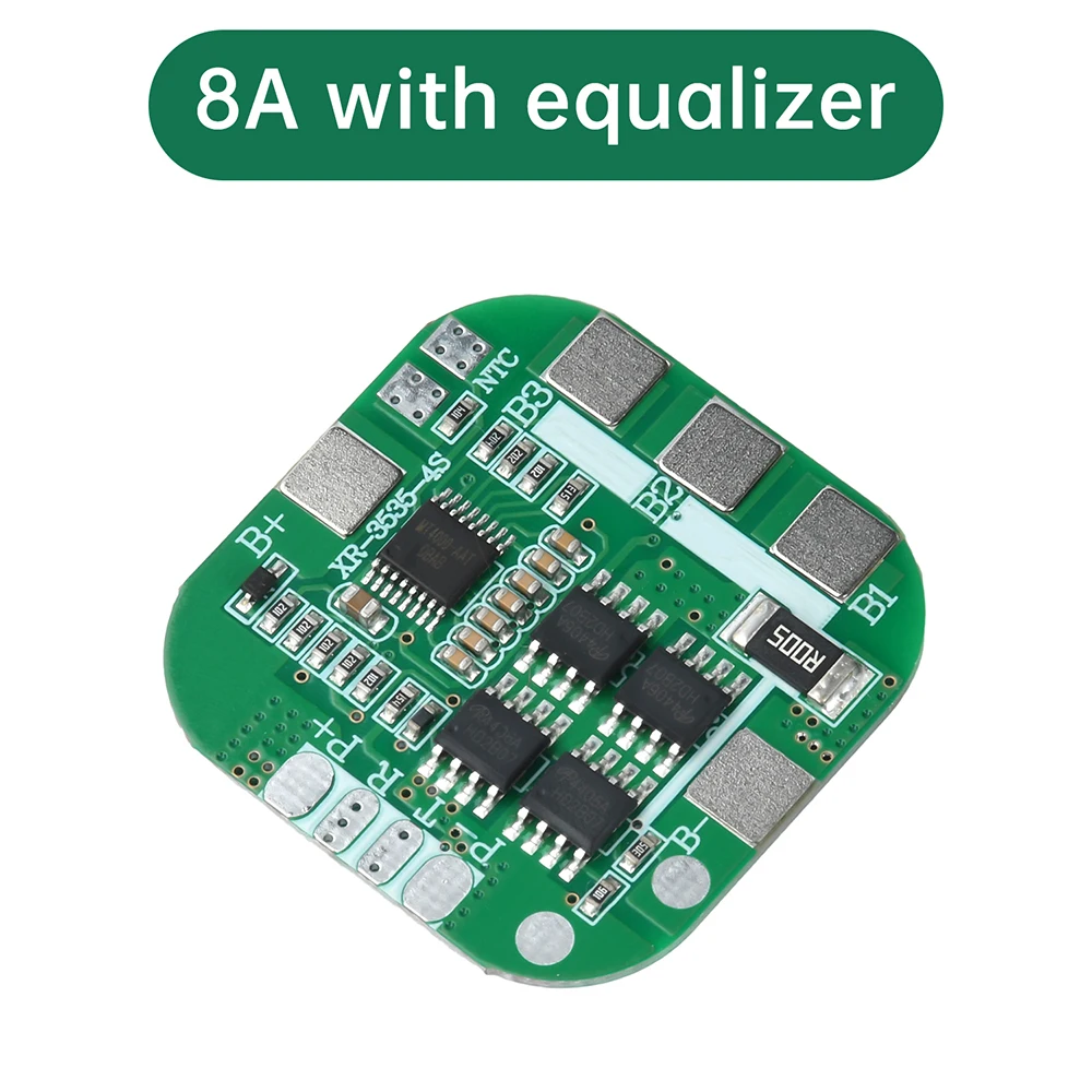 4S 14,8 V 8A li-ion BMS PCM Placa de protección de batería Bms Pcm mismo puerto con equilibrio para batería de litio LicoO2 Limn2O4 18650 li - imagen 2