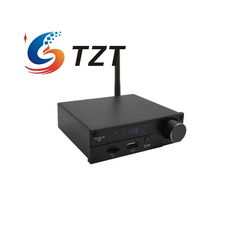 AMPLIFICADOR DE POTENCIA Digital TZT M1 2x50W Bluetooth5.0 amplificador de Audio sin pérdidas compatible con interruptor de modo 2,0/2,1 - imagen 2
