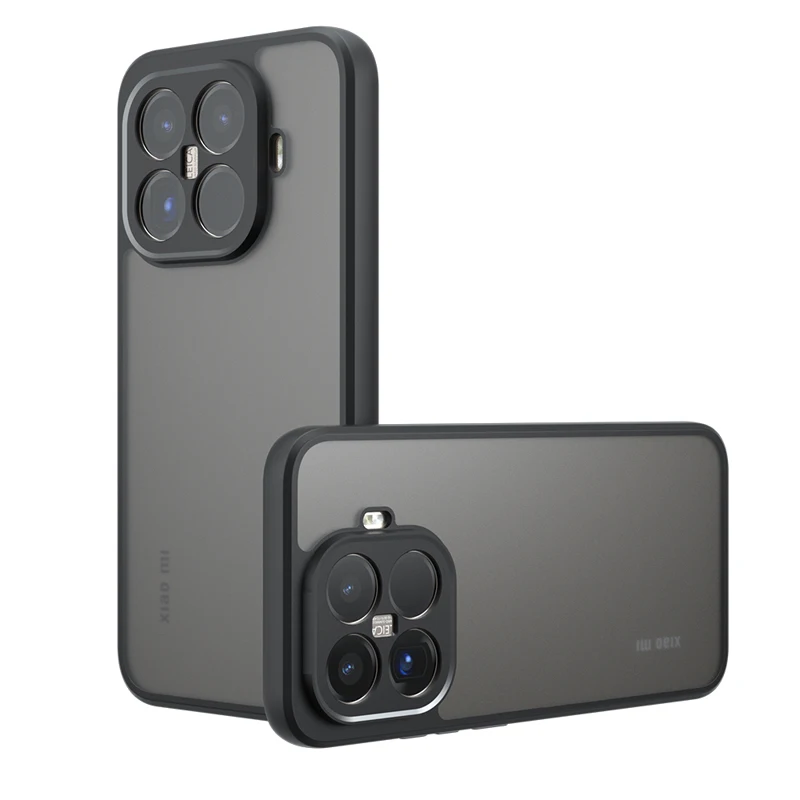 Para Xiaomi 15T Pro funda a prueba de golpes piel esmerilada sensación mate PC + TPU cubierta transparente antihuellas para Xiaomi Mi 15T - imagen 2