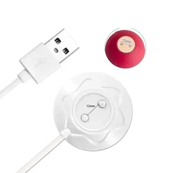 Cargador Magnético USB Rosa – Carga Rápida para Juguetes de Masaje