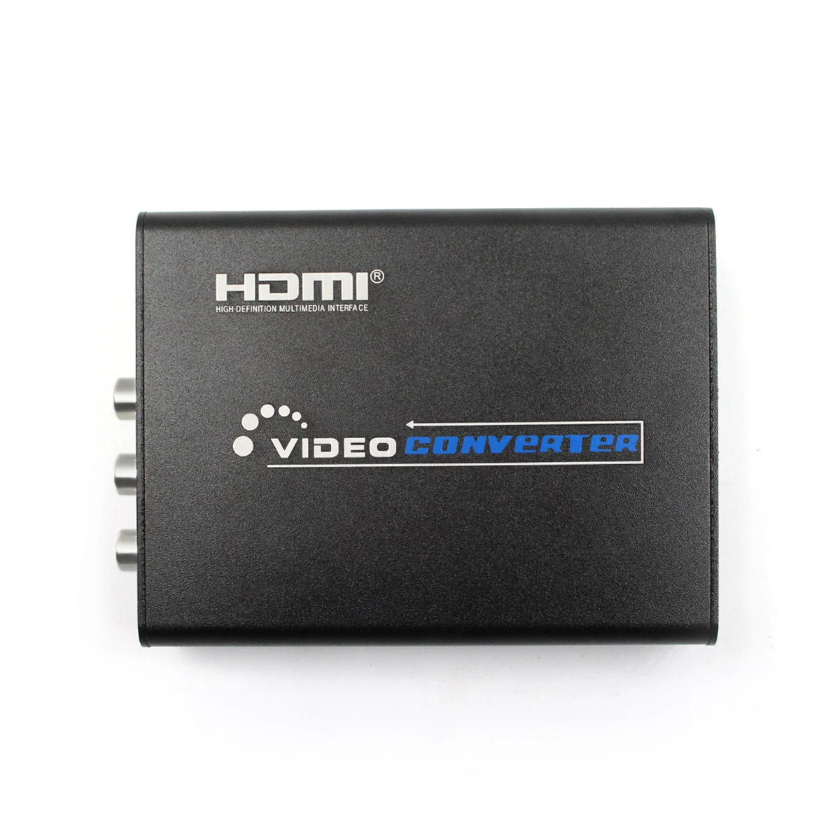 Convertidor de conmutador compuesto de vídeo, 3RCA Upscaler Adaptador de Audio HD, compatible con HDMI, AV s-video, CVBS S Video + S