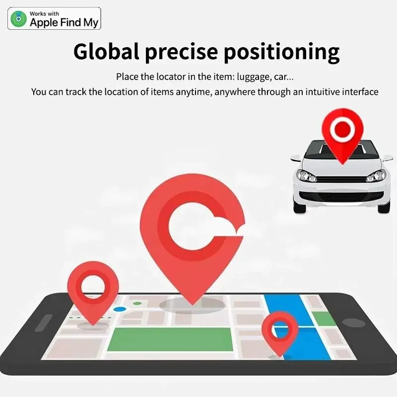 Mini localizador de etiquetas inteligentes, rastreador GPS, funciona con Apple Find My APP para Apple iPhone, reemplazo de llave, BILLETERA, bolsa, equipaje, buscador de mascotas - imagen 3