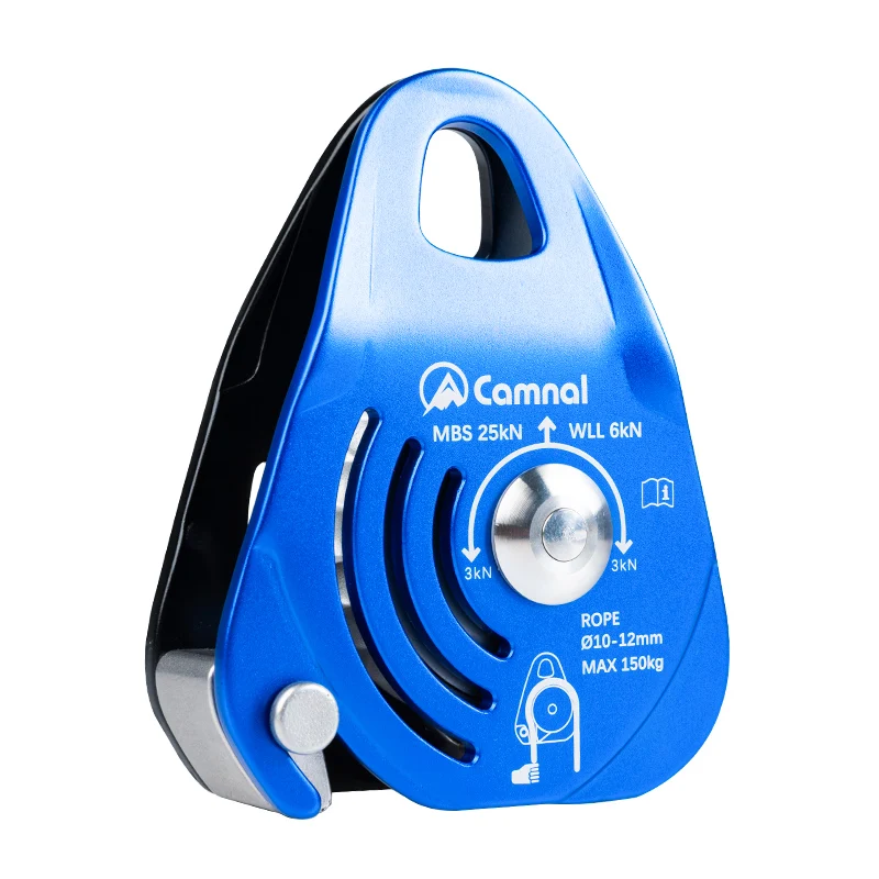 Polea unidireccional de operación a gran altitud, juego de ruedas de elevación de alta eficiencia autoblocantes con parada unidireccional de rescate de emergencia, P857 - imagen 2