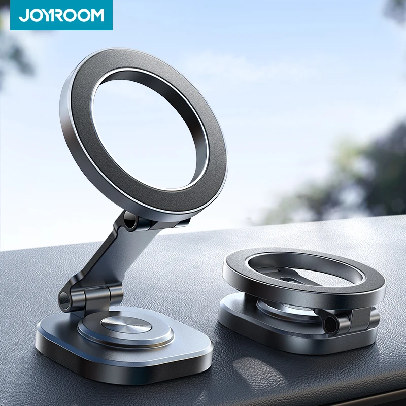 Joyroom Soporte magnético para automóvil 24 Imán fuerte 360 ° Soporte de teléfono plegable con rotación para coche para iPhone 15 14 13 12 soporte para coche - imagen 2