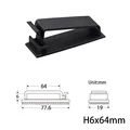 Black  H 6x64mm