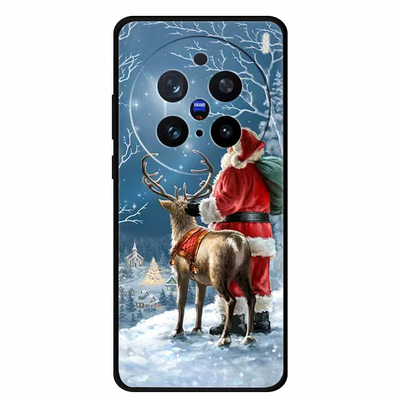 Funda navideña Para Vivo X200 Pro, funda X100Pro X100Ultra X90 X90Pro +, funda de teléfono de silicona suave TPU Para Vivo X100 Ultra Para - imagen 5