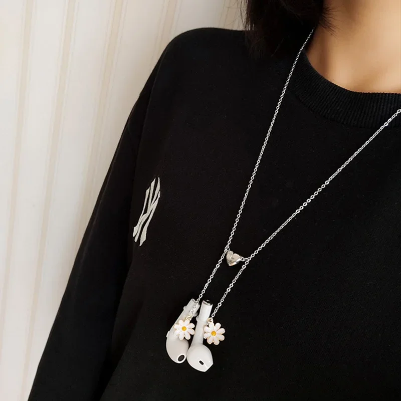 1 Uds. Auriculares de atracción magnéticos cadena antipérdida astronauta Margarita Bluetooth cadena para auriculares accesorios para auriculares - imagen 3