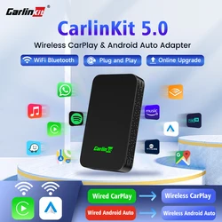 CarlinKit 5.0 2Air Adaptador CarPlay Inalámbrico y Android Auto