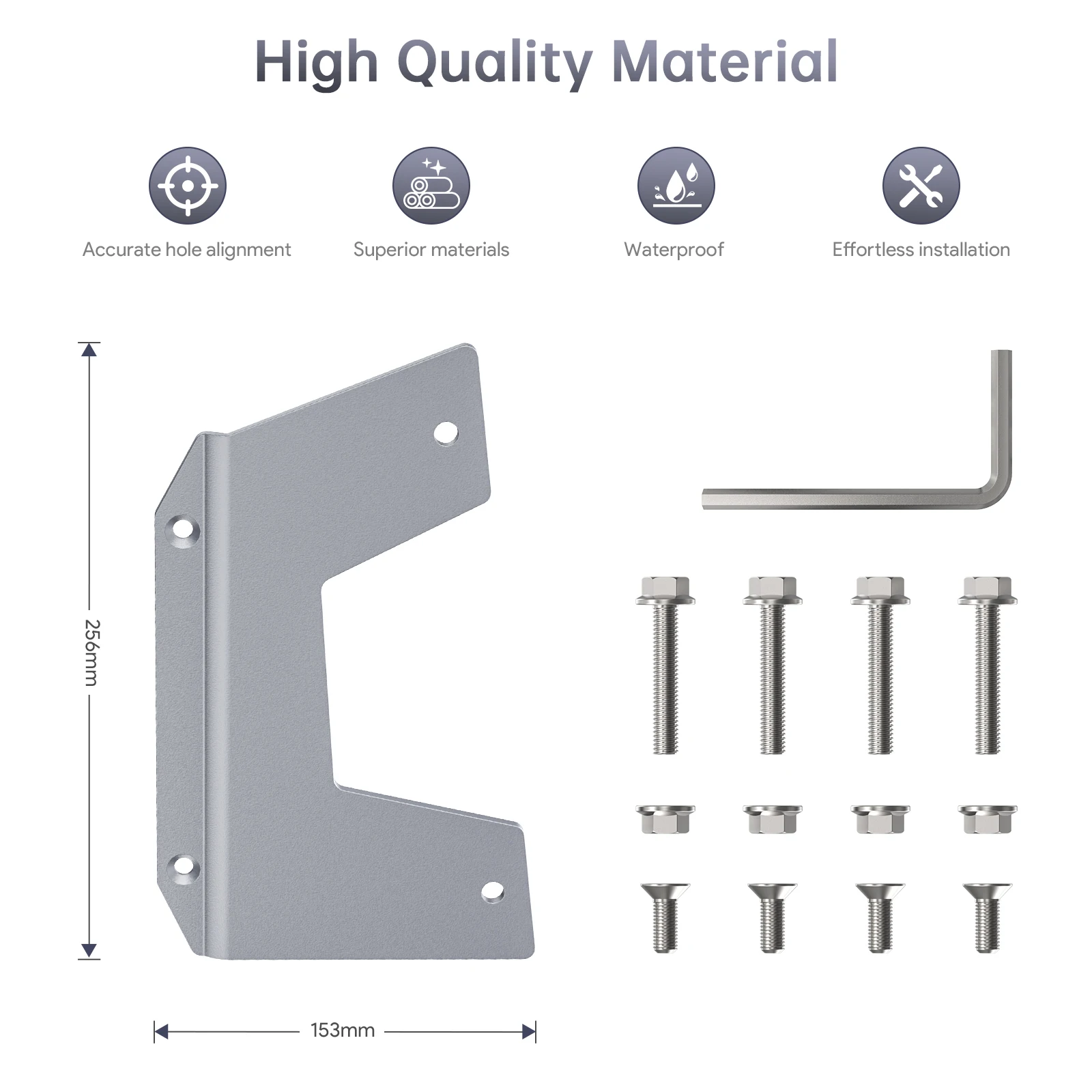 EDUP SK0150 Starlink Performance Gen3 Montaje plano Fácil instalación con hardware incluido Soporte de montaje para techo y vehículo de perfil bajo - imagen 3