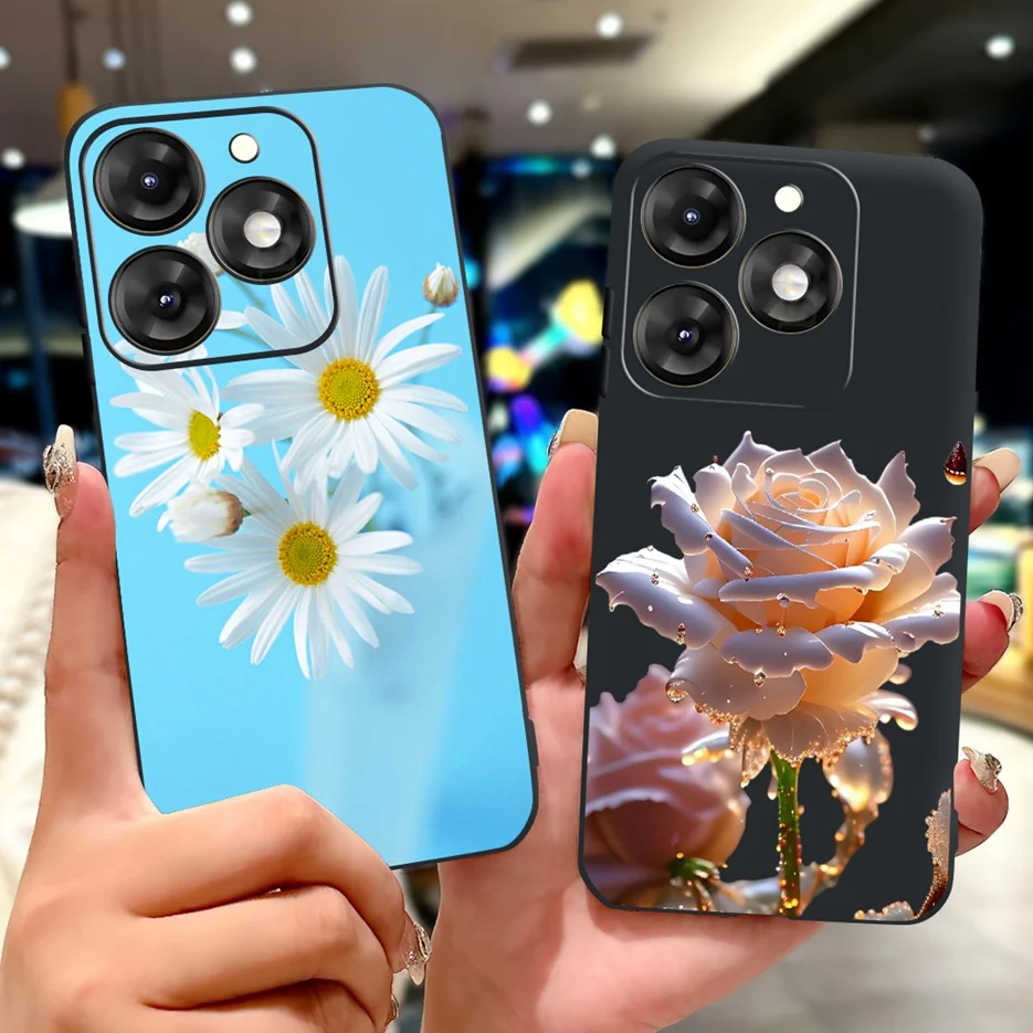 Para Itel A70 funda A665L Lucky koi moda cubierta pintada a prueba de golpes suave TPU funda de teléfono para Itel A70 A 70 ItelA70 bolsas de cubierta trasera - imagen 4