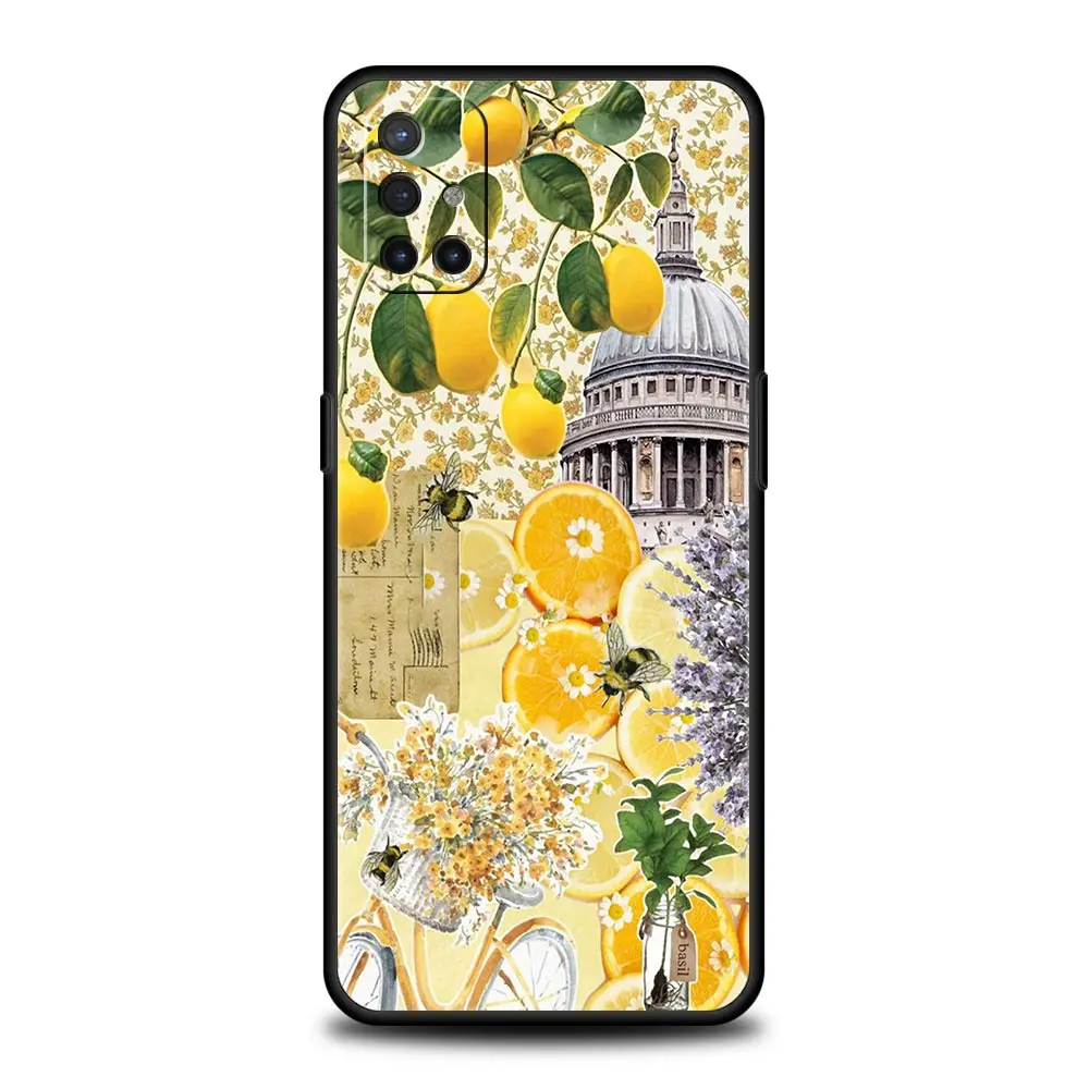 Funda de teléfono con copa de vino y limón para OnePlus 15 13 12 11 10 9 8 13T 10T 7T Pro 13R 12R 9RT 8T Nord 4 2T CE 2 3 5G Lite - imagen 3