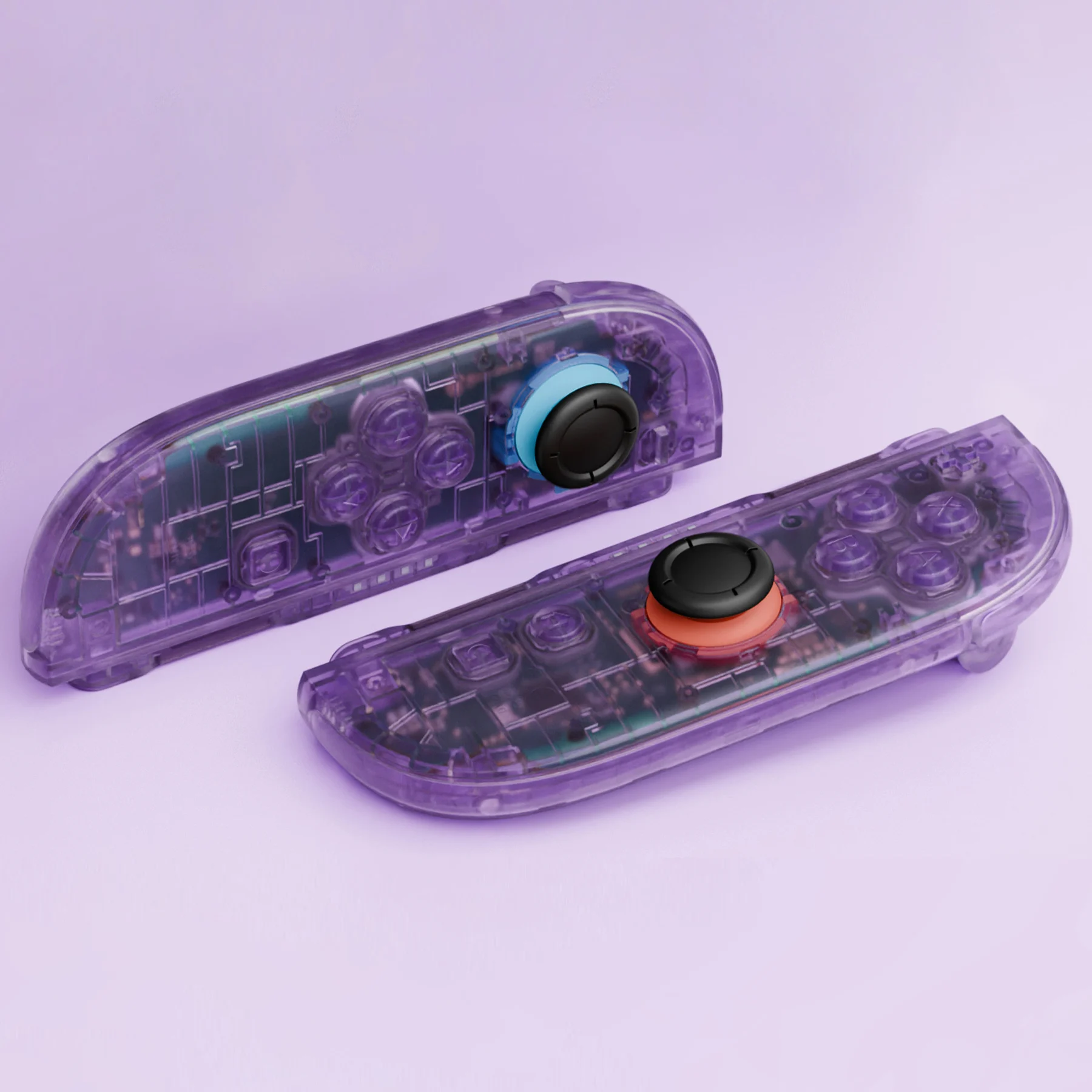 eXtremeRate Botones de carcasa de repuesto DIY para Joycon 2, tiras decorativas, soporte medio y herramientas para Nintendo Switch 2 - imagen 5