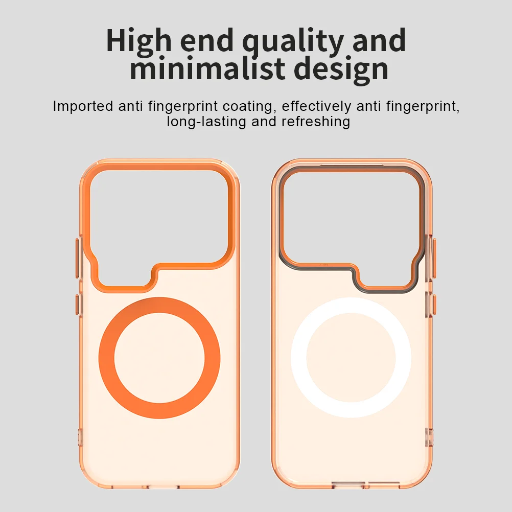 Funda para Mi 17 Xiaomi 17 Pro Max caramelo colorido magnético mate translúcido anticaída cubierta para Xiaomi 17 Pro Max parachoques - imagen 2