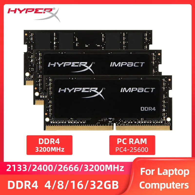Memoria RAM DDR4 para portátil, 8GB, 4GB, 16GB, 32GB, 2133mhz, 2400mhz, 2666mhz, 3200MHz, SODIMM, PC-21300, 25600 - imagen 2