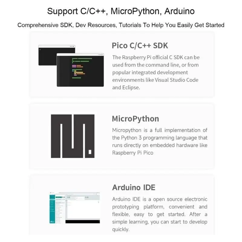 Tablero desarrollo RP2040 compacto Y1UB con pantalla táctil integrada 1.28 - imagen 2