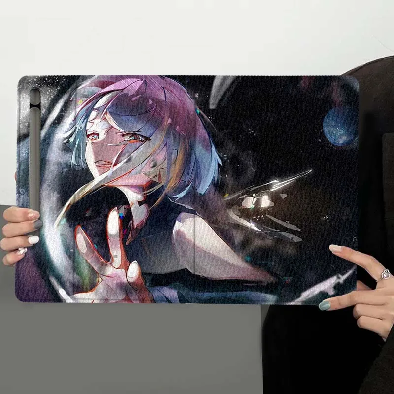 C-Cyberpunk Edgerunners Lucy para Samsung Galaxy Tab S7 S8 S9 S10 11 12,4 13,1 FE Plus Lite pulgadas funda para tableta - imagen 2