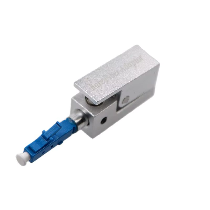 Adaptador OTDR Fibra Óptica Modo Único LC/UPC/APC Acoplador Cuadrado - imagen 2