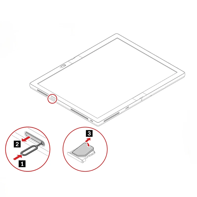 Thinkpad X1 Fold Gen1 Laptop SIM Card TRAY 5M11B10215 - imagen 5