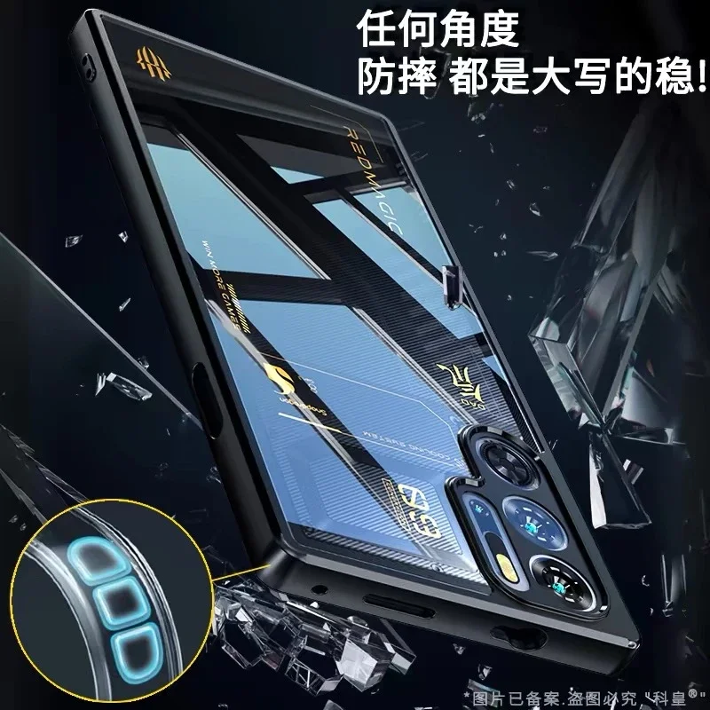 Funda para Red Magic 9S Pro, funda trasera transparente mate para Nubia RedMagic 9 Pro Plus, carcasa protectora para teléfono, parachoques a prueba de golpes - imagen 5