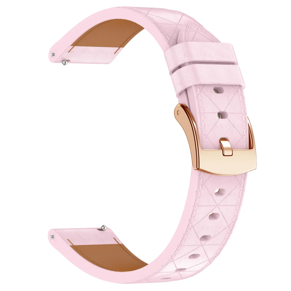 Correa de 20mm para Huawei Watch GT 3 42mm GT3 Pro 43mm Correa de cuero sintético para Huawei GT 2 GT2 Honor Magic 2 pulsera de 42mm Correa - imagen 4