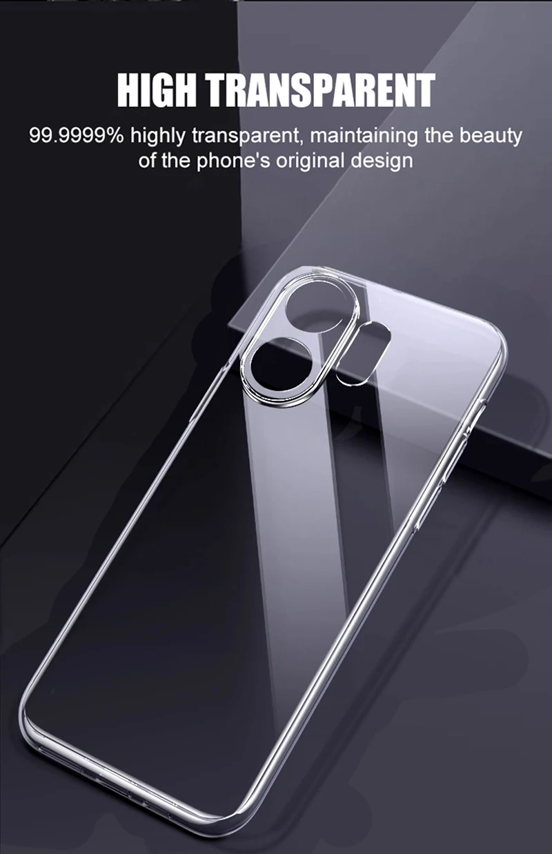 Funda suave de silicona ultrafina para Vivo X200 FE X200S X100 X100S Pro Mini carcasa trasera transparente Ultra transparente X 200 100S Pro - imagen 3