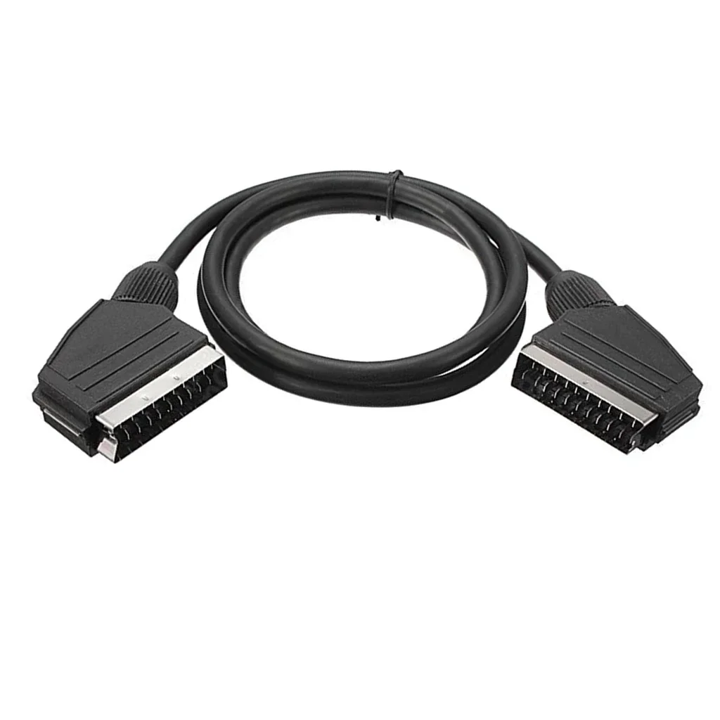 Cable Scart RGB, Cable Scart RGB de 21 pines, Cable de enlace de datos macho a macho, Cable Scart para convertidor de vídeo Scart Samsung TV - imagen 3