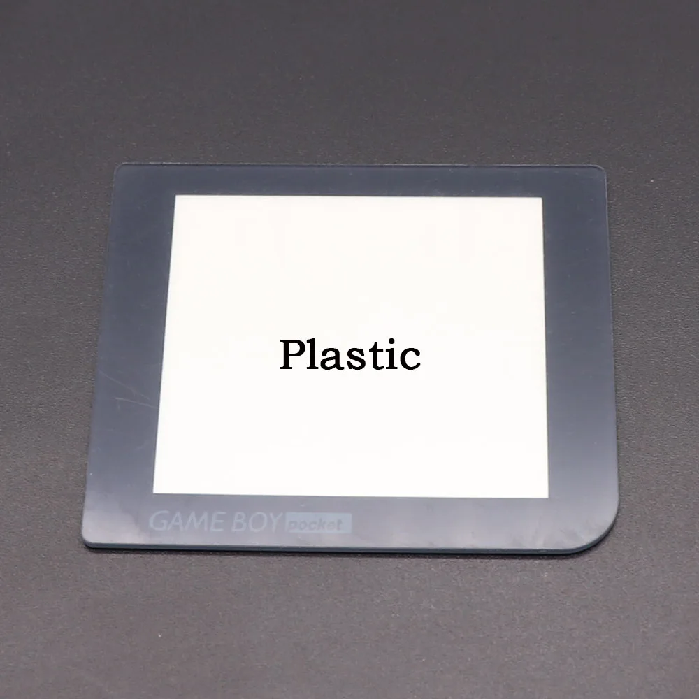 Lente de pantalla de plástico y vidrio para Gameboy Pocket GBP Protector de lente de pantalla con/sin orificio para lámpara de luz - imagen 2
