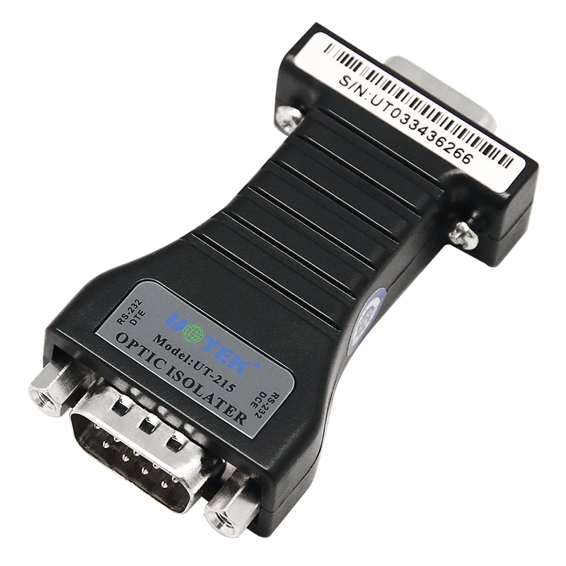 UOTEK Industrial RS-232 Convertidor aislado de 5 bits Adaptador serie RS232 Aislador óptico UT-215 - imagen 2