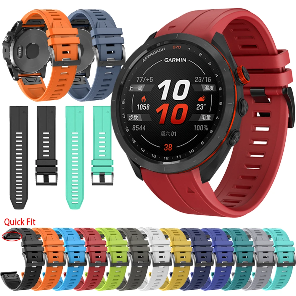 Correa de ajuste rápido de 22mm y 26mm para reloj Garmin Instinct 2X, correa Forerunner 965 935 S60 S62 S70, accesorios de pulseras de silicona - imagen 2