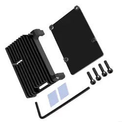 Funda Aluminio Raspberry Pi 4B Y88B con Ventilador y Disipador Dual